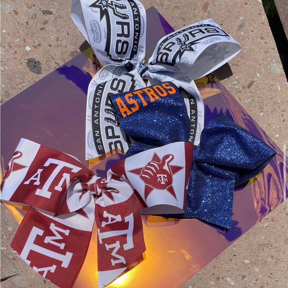 Blue and Red Hair Accessories Set